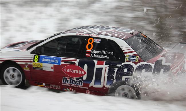 Jan Kopeck s Pavlem Dreslerem na Jnner rallye vyhrli