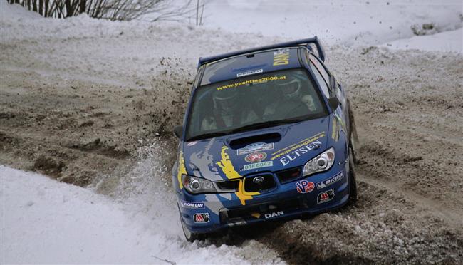 Jan Kopeck s Pavlem Dreslerem na Jnner rallye vyhrli