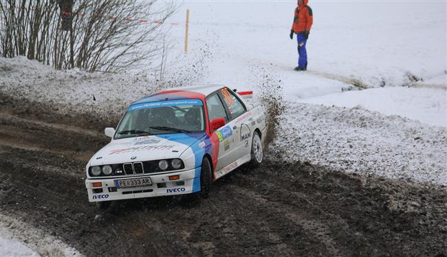 Jan Kopeck s Pavlem Dreslerem na Jnner rallye vyhrli