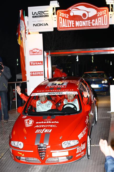 Martin Rada s Jardou Jugasem zlatí ve třídě 8 na soutěži MS - Monte 2012
