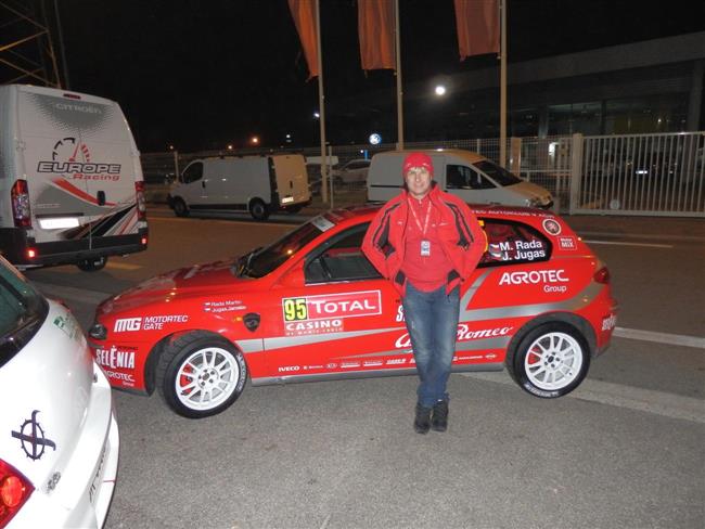 Martin Rada s Jardou Jugasem zlatí ve třídě 8 na soutěži MS - Monte 2012