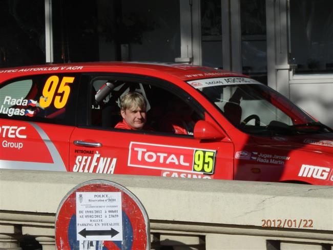 Martin Rada s Jardou Jugasem zlatí ve třídě 8 na soutěži MS - Monte 2012