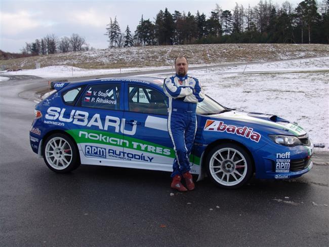 Vojtěch Štajf připraven na finskou Arctic rallye 2012, údajně nejextrémnější zimní soutěž planety