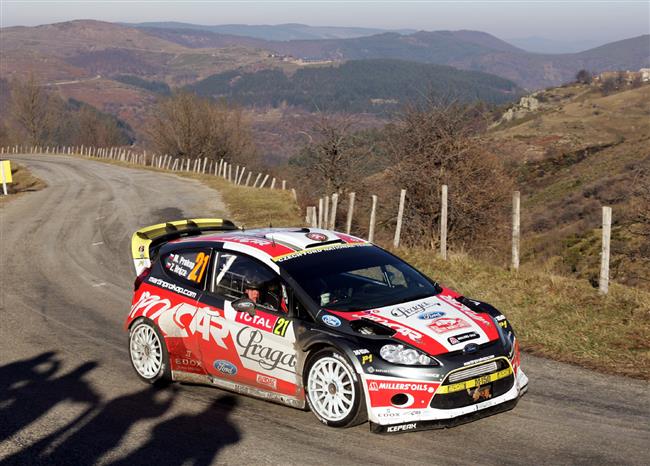 Martin Prokop se Zdekem Hrzou pi spolen premie devt na Rallye Monte Carlo !!