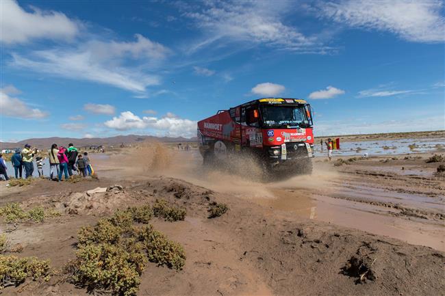 Severoesk kamion vyhrv 8. etapu Dakaru