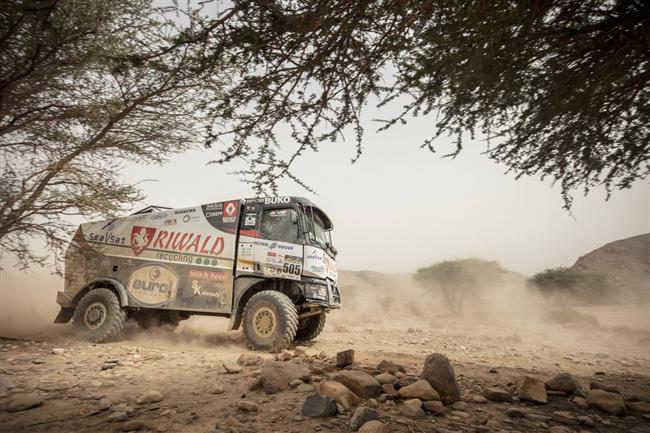 Severoesk kamiony ovldly rallye Maroko Desert Challenge