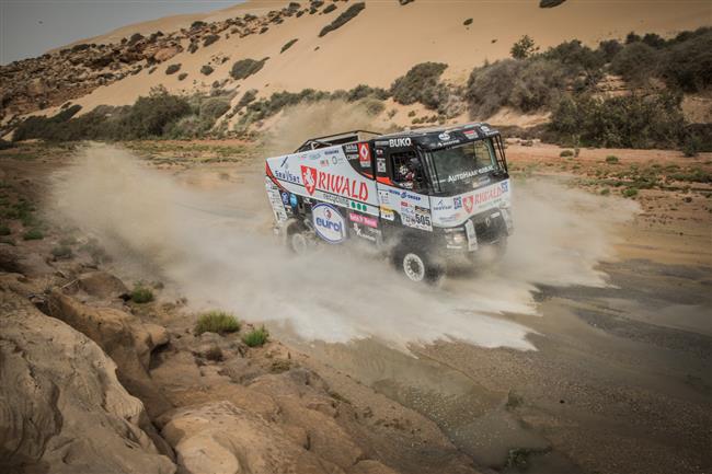 Severoesk kamiony ovldly rallye Maroko Desert Challenge