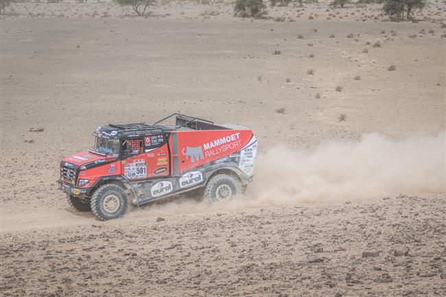 Severoesk kamiony ovldly rallye Maroko Desert Challenge