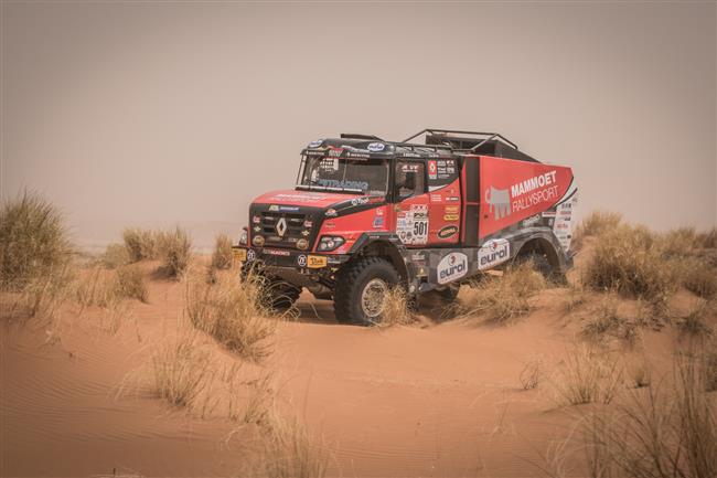 V pedposledn etap Maroka oba kamiony MKR na pdiu