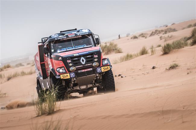 Severoesk kamiony ovldly rallye Maroko Desert Challenge