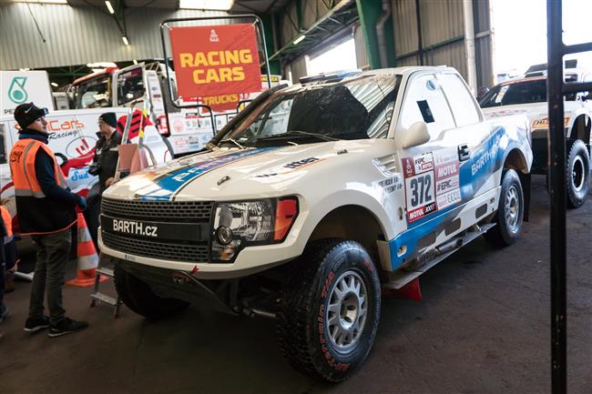 Autokrosov ampion Boris Vaculk v barvch tmu BARTH Racing vyhl premirovou ast na slavn Rallye Dakar 2018