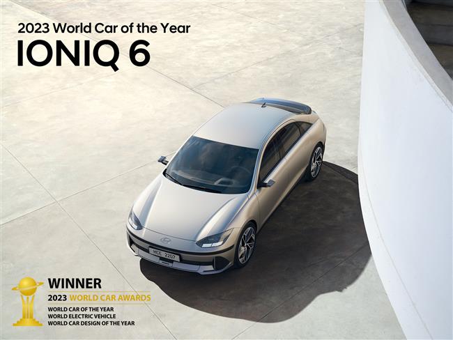 Hyundai IONIQ 6 ovládl anketu Světové auto roku