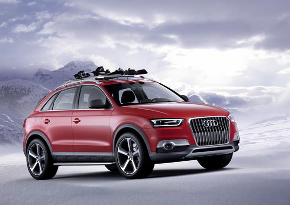 Audi Q3 Vail se zamenm na zimn sporty