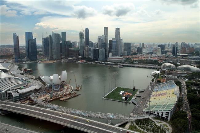 Singapursk finle soute F1 ve kolch na obrazovkch