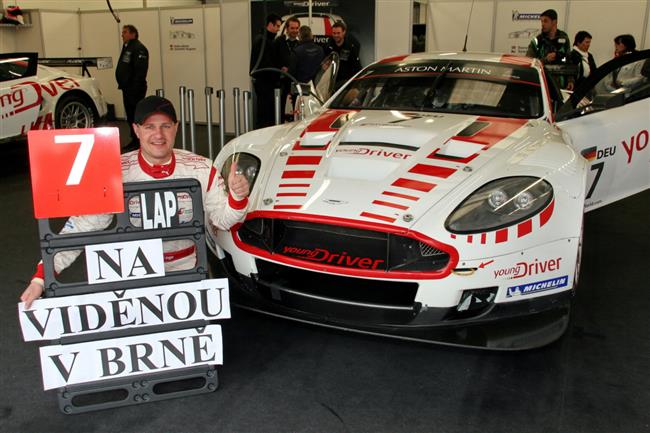 Tom Enge stbrn ve FIA GT1 2010 v Brn, foto tmu