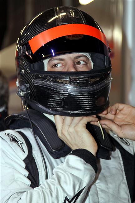 Jan Charouz a jeho  první testy  na okruhu Catalunia, březen 2010, foto týmu