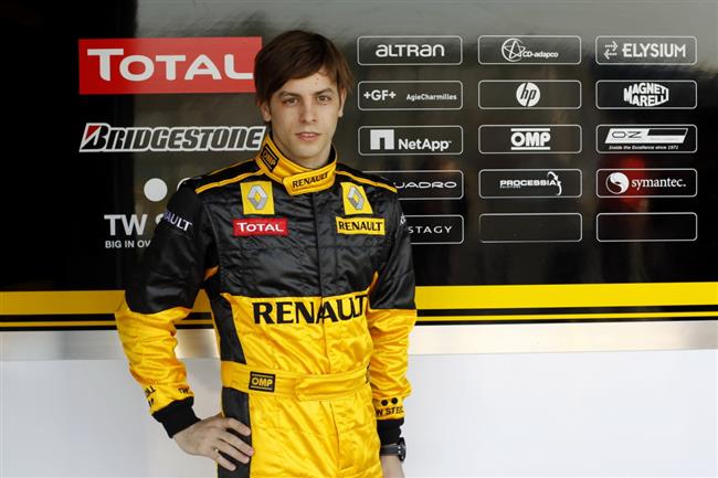 Jan Charouz - prvn testy u Renault F1, foto tmu