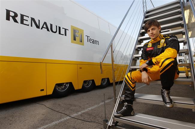 Jan Charouz - první testy u Renault F1, foto týmu