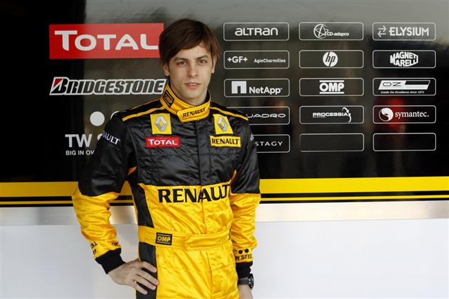 Jan Charouz - první testy u Renault F1, foto týmu