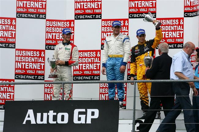 Jan Charouz v Auto GP 2010 ve Spa  bronzov