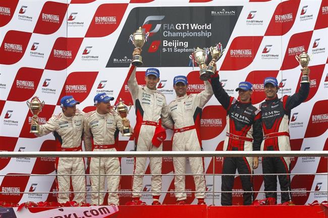 Tomáš Enge na FIA GT1 v Číně vybojoval medaili