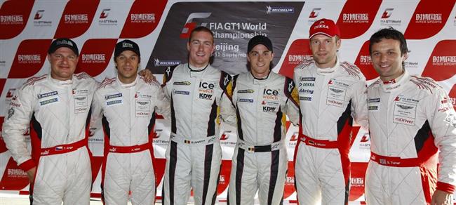 Tomáš Enge na FIA GT1 v Číně vybojoval medaili