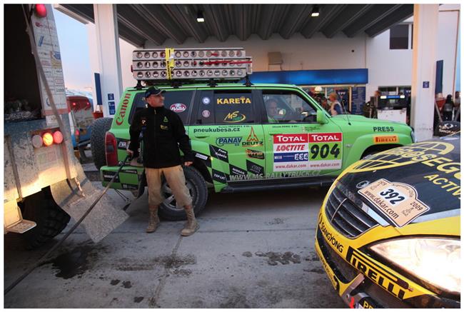Vzpomínky na Dakar 2009 objektivem fotografů týmu  Marka Spáčila