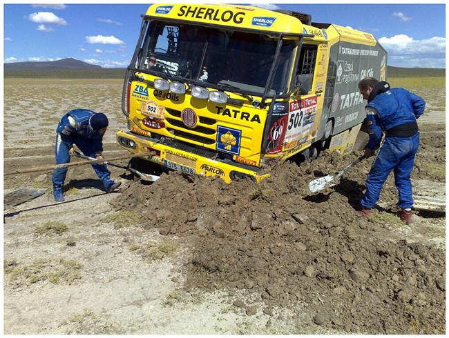 Vzpomínky na Dakar 2009 objektivem fotografů týmu  Marka Spáčila
