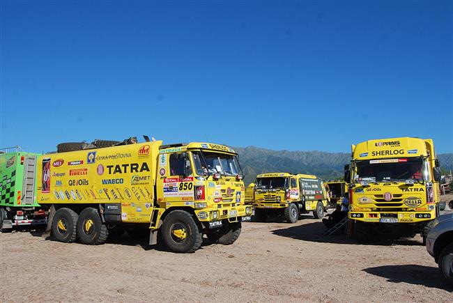 Dakar 2009: Loprais team v bivaku atd, foto tmu