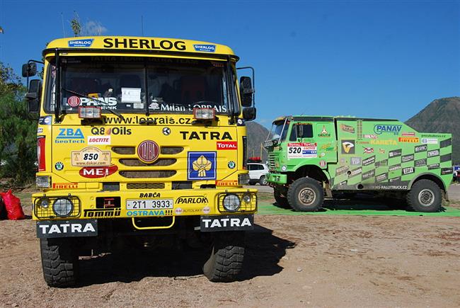 Dakar 2009: Loprais team v bivaku atd, foto tmu