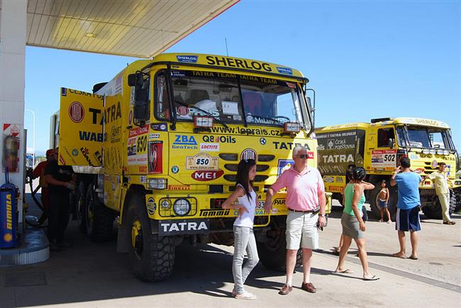 Dakar 2009: Loprais team v bivaku atd, foto tmu