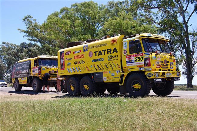 Dakar 2009: Loprais team v bivaku atd, foto tmu