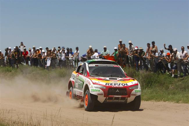 Tovrn tm Mitsubishi na Dakaru 2009, foto tmu