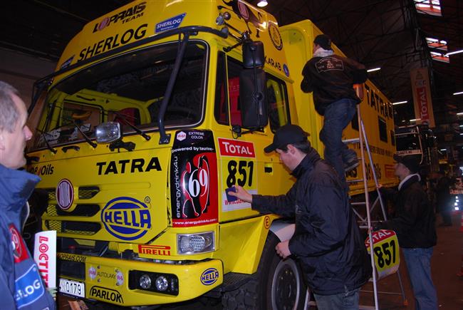 Tatra Loprais team na pejmkch -Dakar 2009, foto tmu
