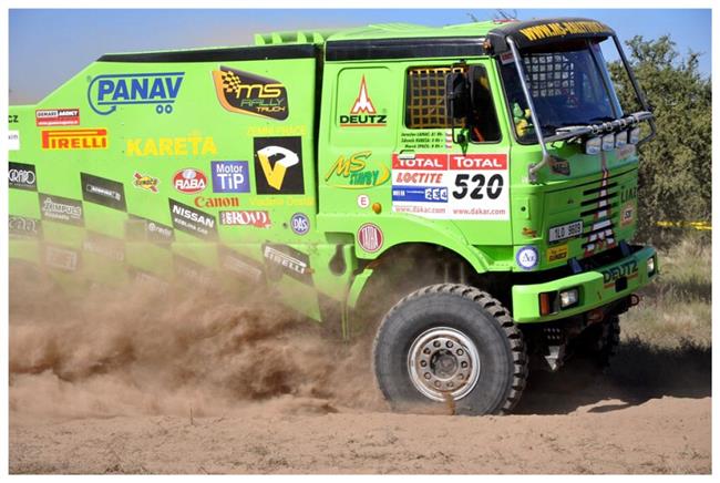 Dakar 2009: Zelen LIAZ Marka Spila je nadle v ele eskch kamion