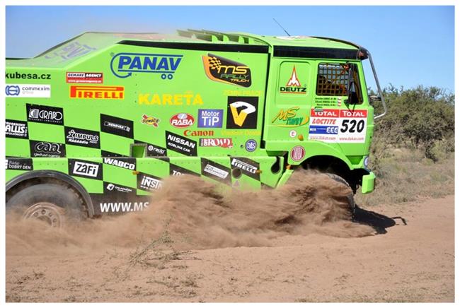 Dakar 2009: Zelen LIAZ Marka Spila je nadle v ele eskch kamion