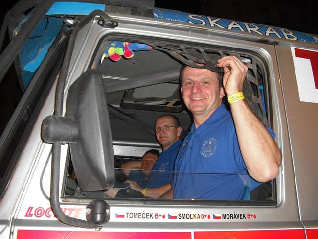 Dakar 2010: Tomekv tm na velvyslanectv esk republiky v Buenos Aires
