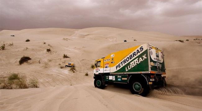 Dakar 2009: Zdrav Mira Martinec, kter v Tate s Azevedem dojel  a  na clovou  rampu