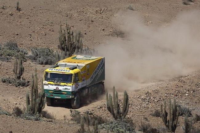 Dakar 2009: Zdrav Mira Martinec, kter v Tate s Azevedem dojel  a  na clovou  rampu