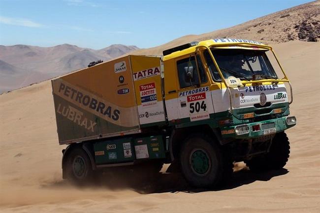 Dakar 2009: Zdrav Mira Martinec, kter v Tate s Azevedem dojel  a  na clovou  rampu