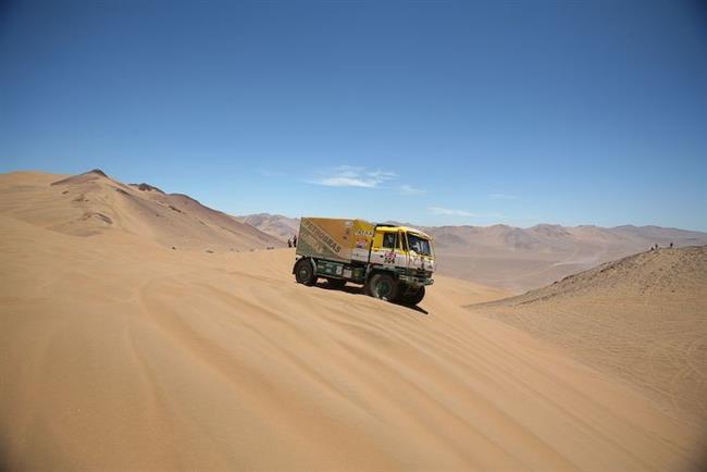Dakar 2009: Zdraví Mira Martinec, který v Tatře s Azevedem dojel  až  na cílovou  rampu