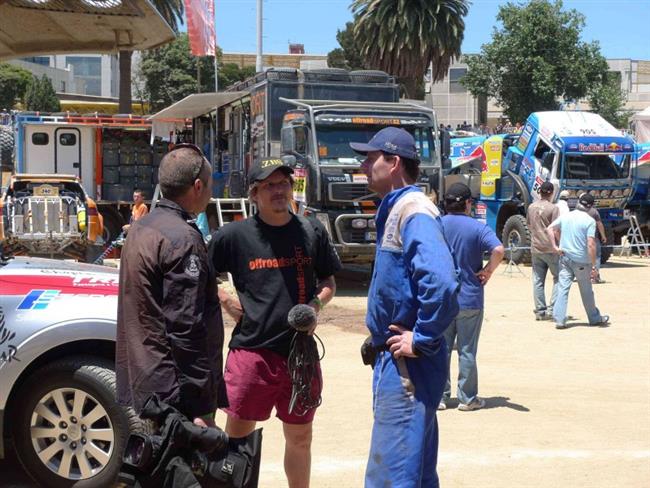 Dakar 2009: Havarovan Tatra Tomeka ji je v Argentin. Je nyn  nejfotografovanjm strojem Dakaru