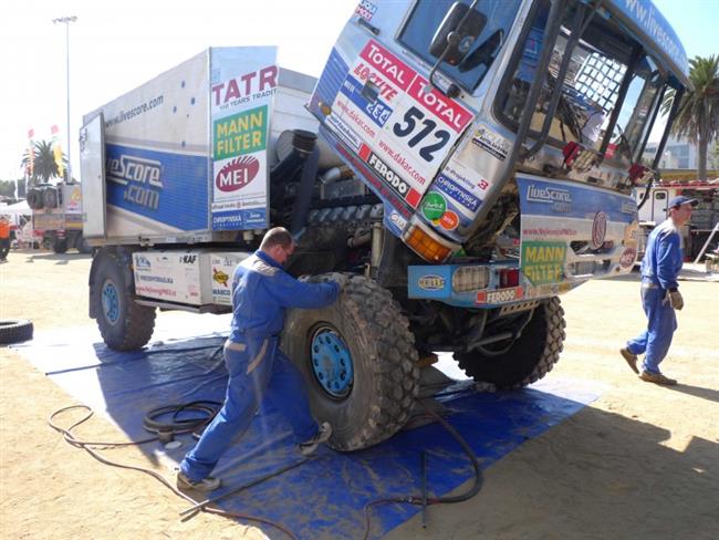 Dakar 2009 do finle: Azevedo s  Martincem ped zvrenou etapou