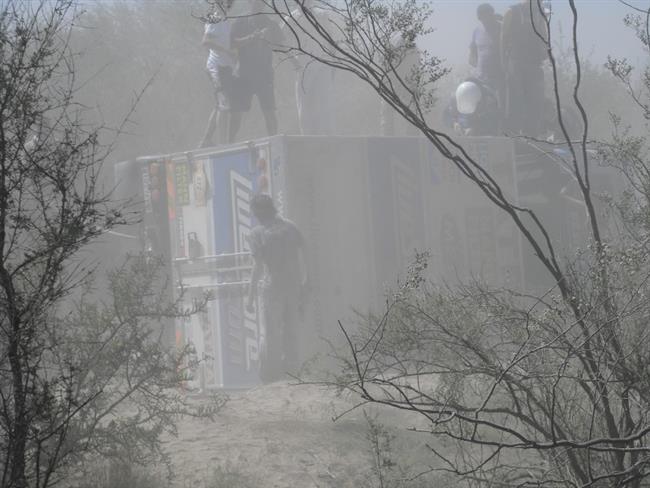 Dakar 2009: Havarovan Tatra Tomeka ji je v Argentin. Je nyn  nejfotografovanjm strojem Dakaru