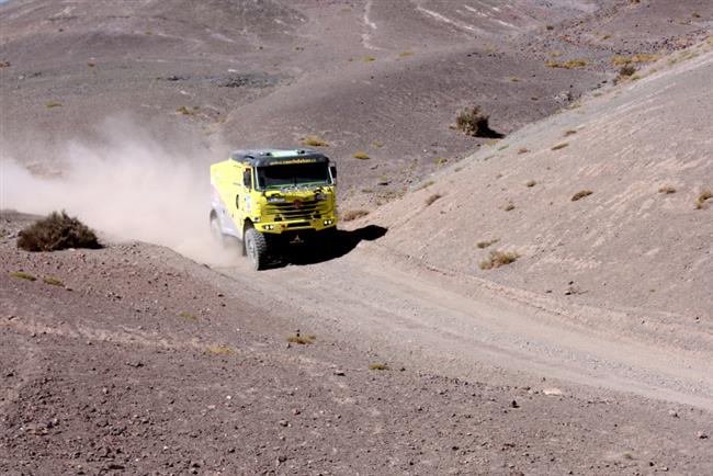 Dakar 2010 5.etapa : Tatra Marka Spáčila má v chladiči i litr a půl slivovice