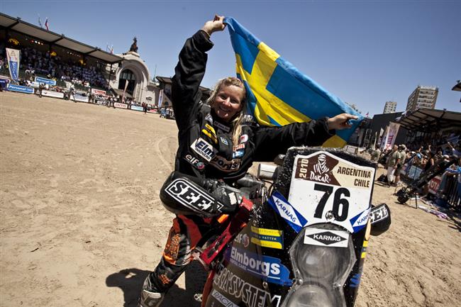 Dakaráci a jejich závodní  stroje na březnovém Motosalonu 2010  !!