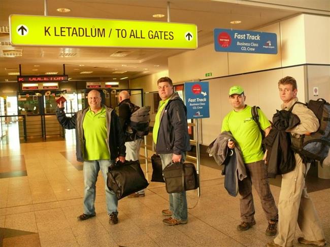 Czech Dakar team, TK v Hiltonu, prosinec 2009 - foto týmu