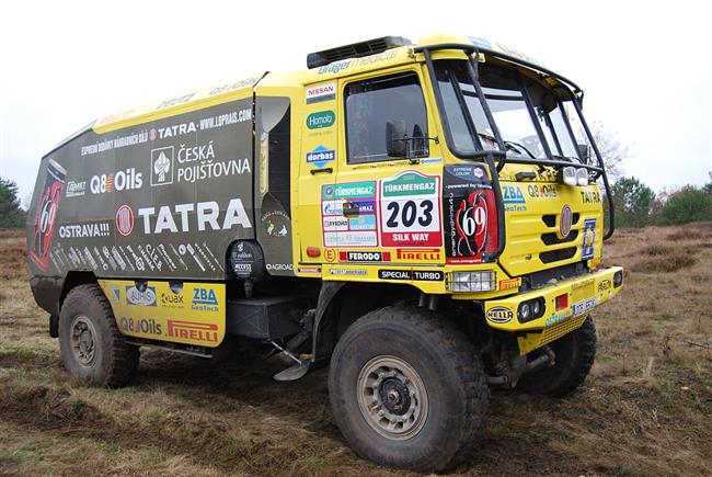Loprais Tatra Team - testy na Dakar 2010 v Senici, foto tmu