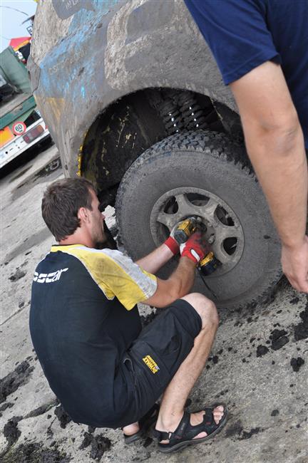 Na SILK WAY RALLY, aliaz Hedvbn stezce 2011, u ztratily auta svj lesk