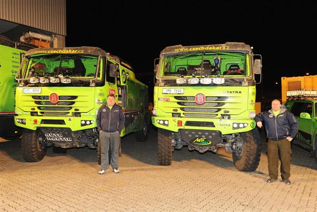 Karavana Czech Dakar Teamu po hektickch dnech dolaovn vyrazila vstc Dakaru 2011